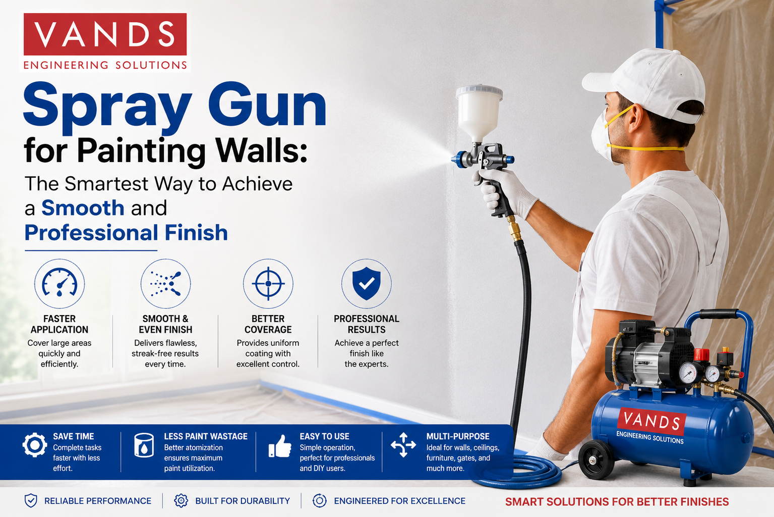 Spray Gun for Painting Walls:
