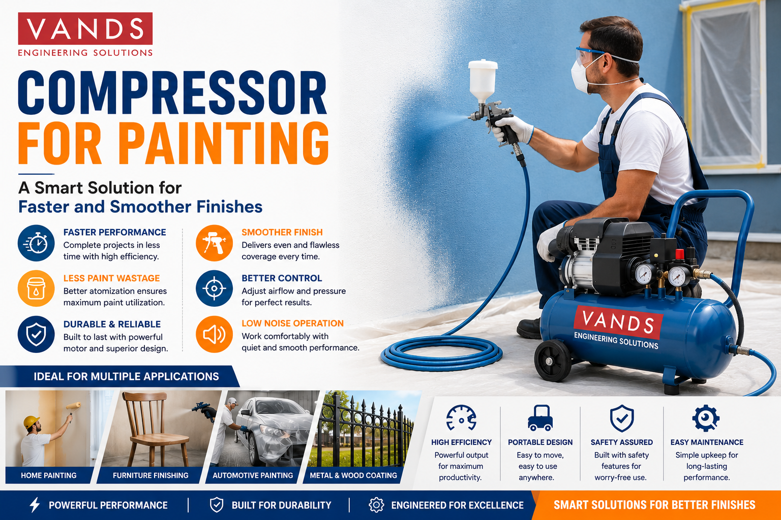 Compressor for Painting – A Smart Solution for Faster and Smoother Finishes